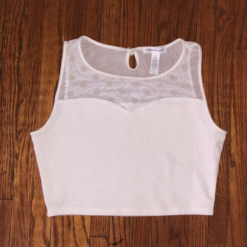 Polka Dot Crop Top